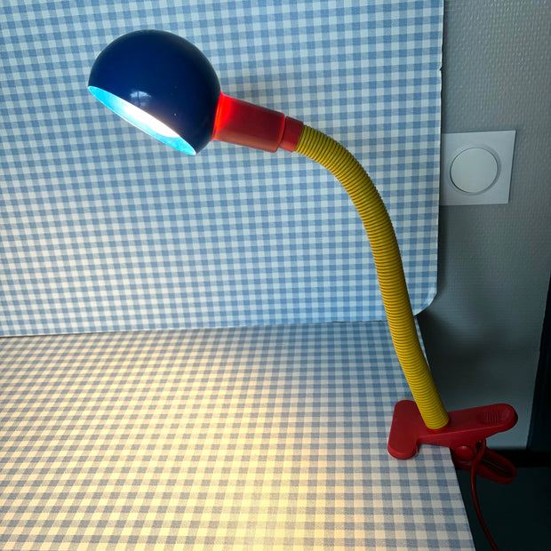 Grande Lampe articulée à pince colorblock