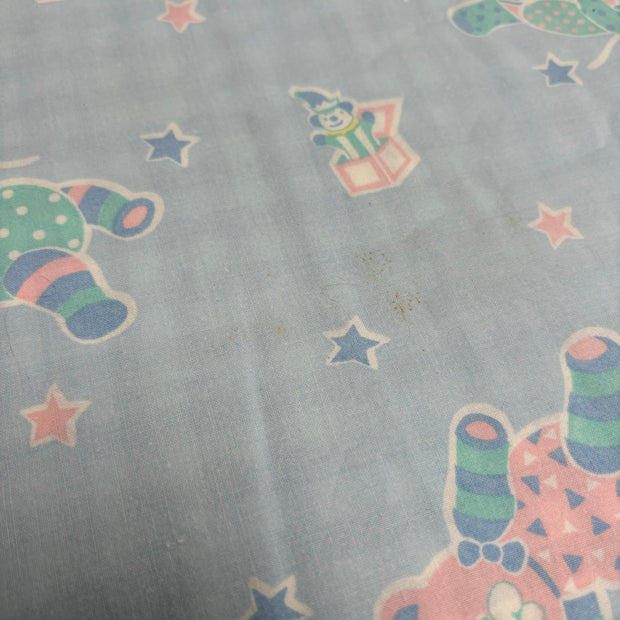 Drap plat bébé pastel