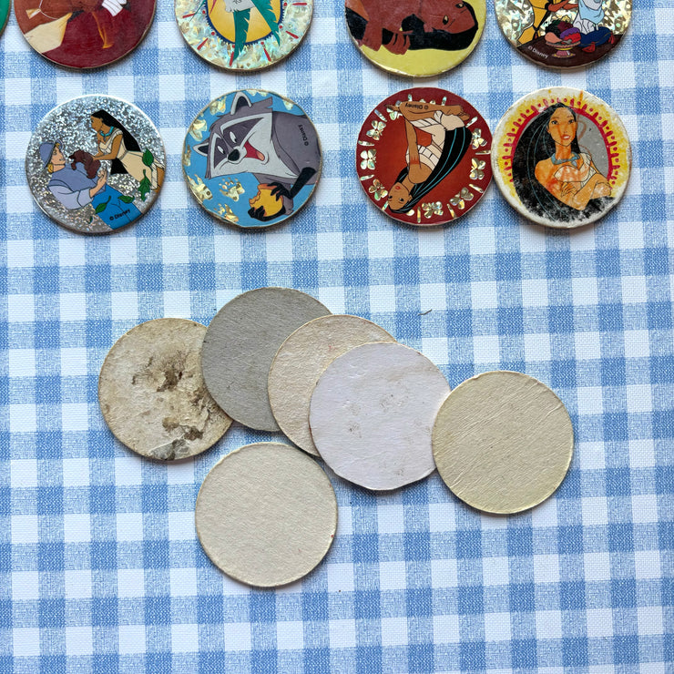 Lot n°2 Pogs Pocahontas