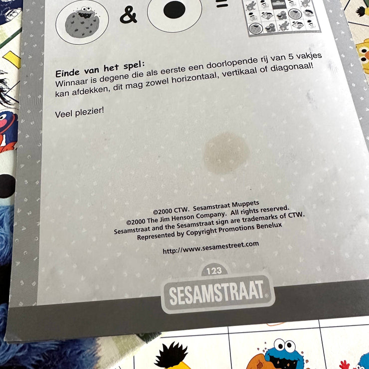 Jeu Bingo Sesame Street