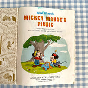 Livre Mickey mouse’s picnic