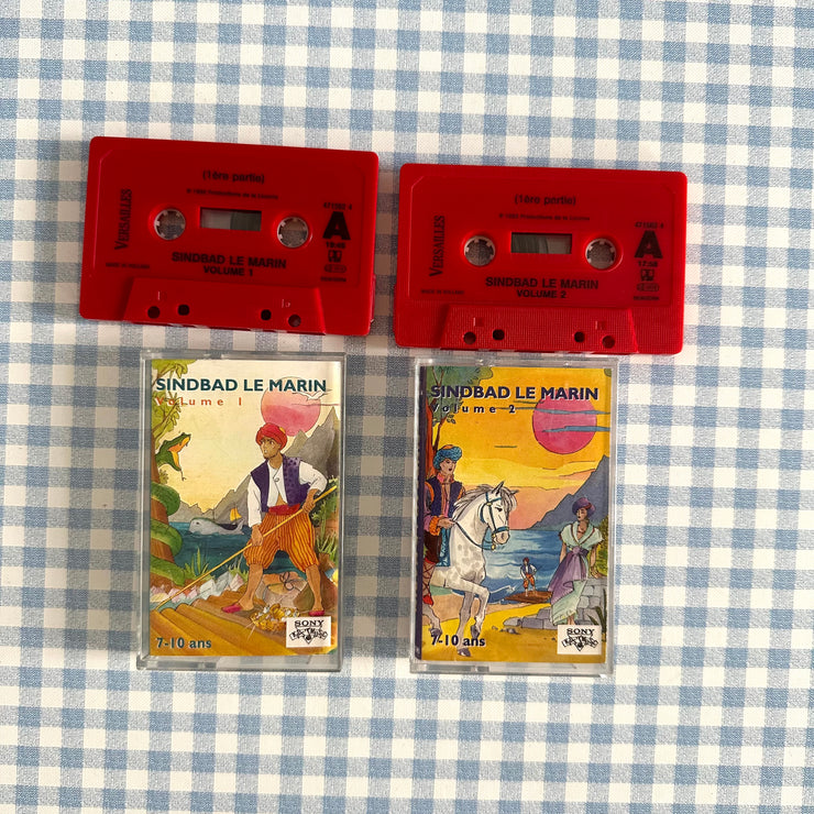 Lot de 2 cassettes audios Simbad