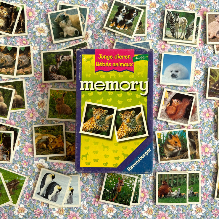 Jeu memory bébés animaux