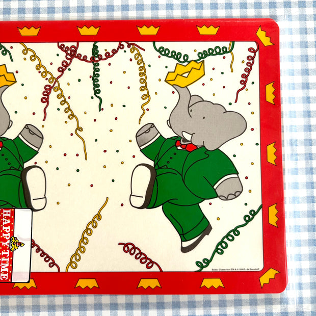 Lot de 5 sets de table Babar