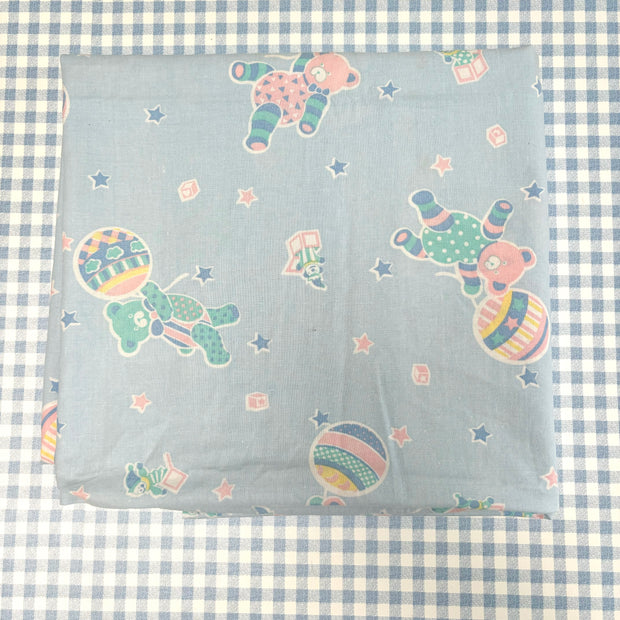 Drap plat bébé pastel