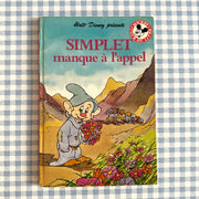 Livre Simplet manque à l’appel