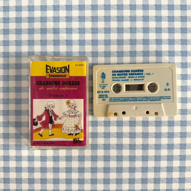 Cassette chansons dorées de notre enfance