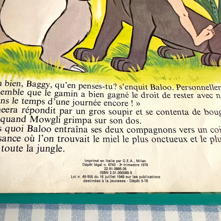 Livre Le livre de la jungle