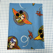 Coupon drap plat Mickey Aviateur