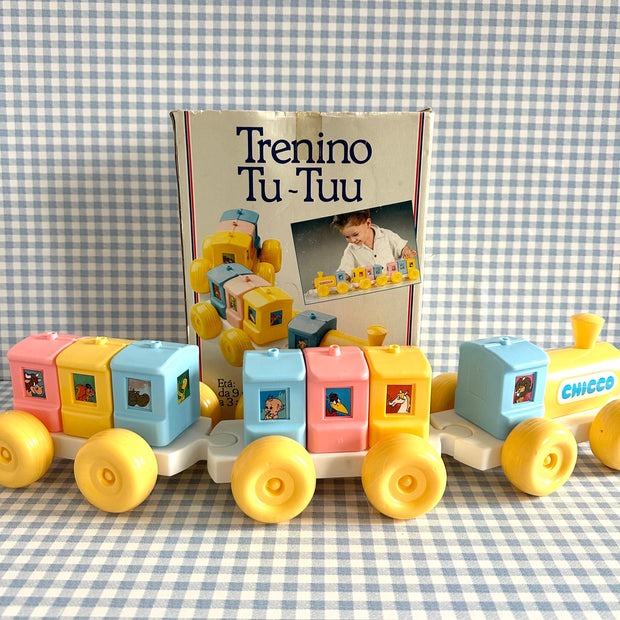 Train chicco pastel