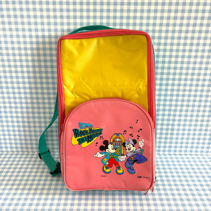 Sac rangement cassettes audios Mickey Minnie