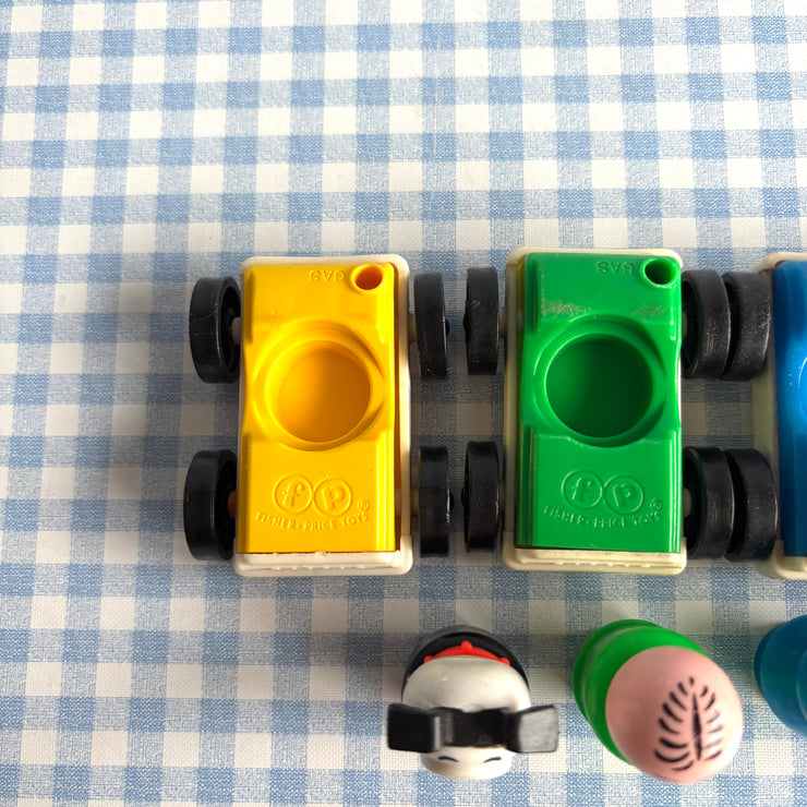 Lot de 4 voitures Fisher Price