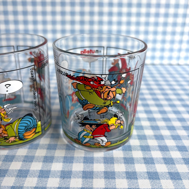 Lot 2 verres Astérix