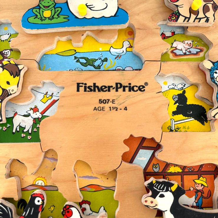 Puzzle animaux ferme Fisher Price