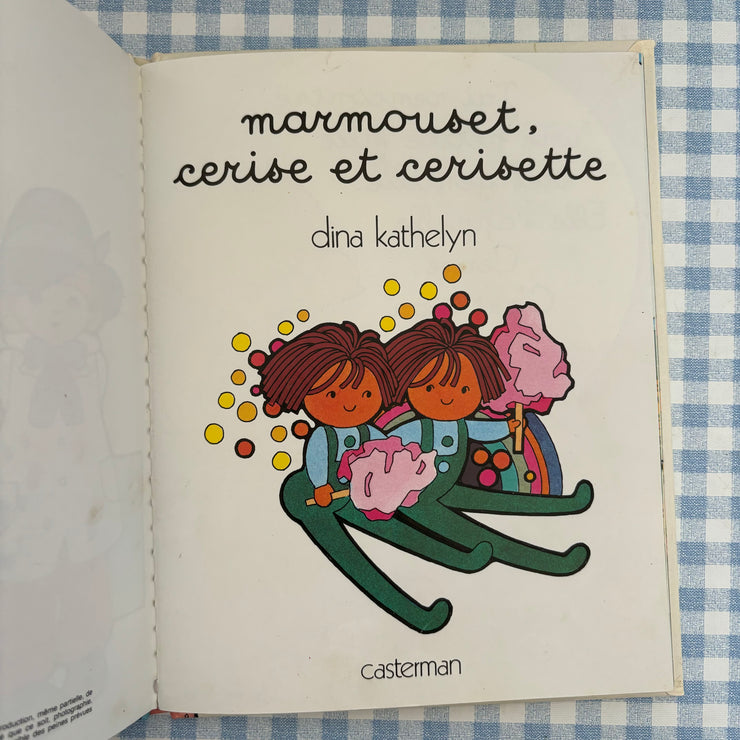 Livre Marmouset cerise et cerisette