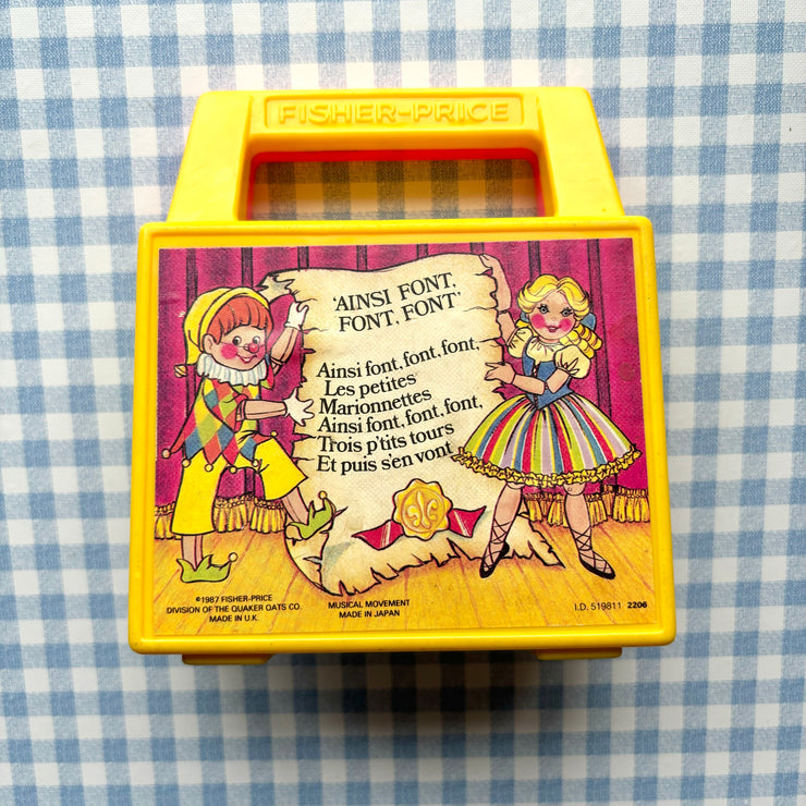 Boîte à musique Fisher Price