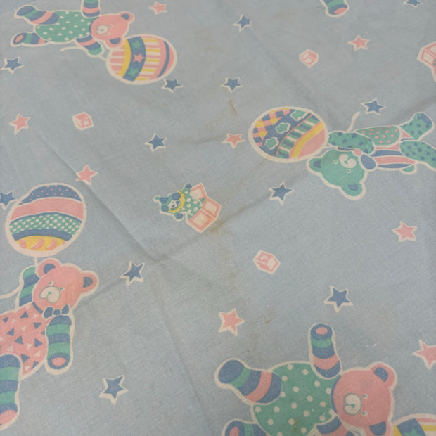 Drap plat bébé pastel