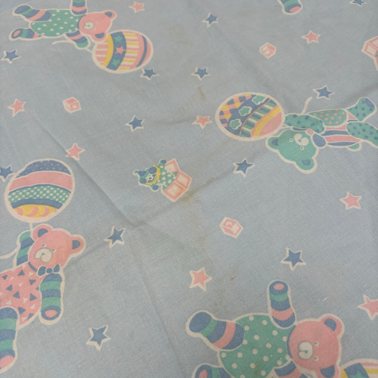 Drap plat bébé pastel