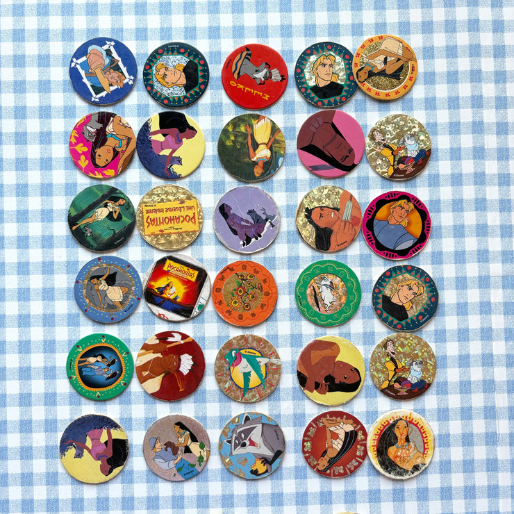 Lot n°2 Pogs Pocahontas