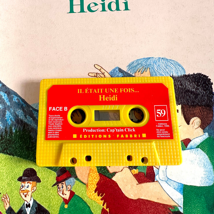 Livre cassette Heidi