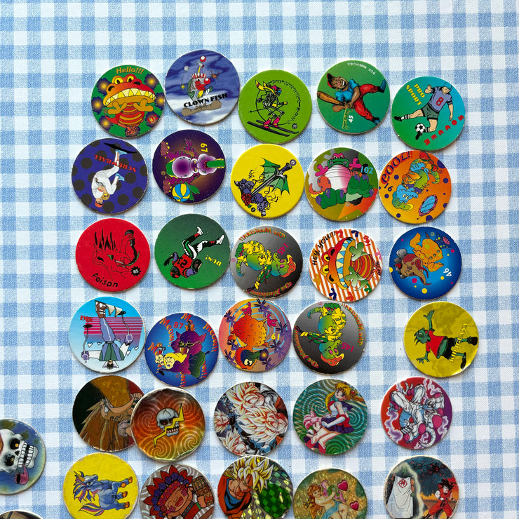 Lot pogs Sailor Moon dragon ball Z (…)