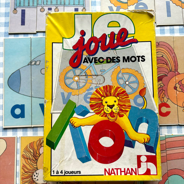 Jeu éducatif Je joue avec des mots