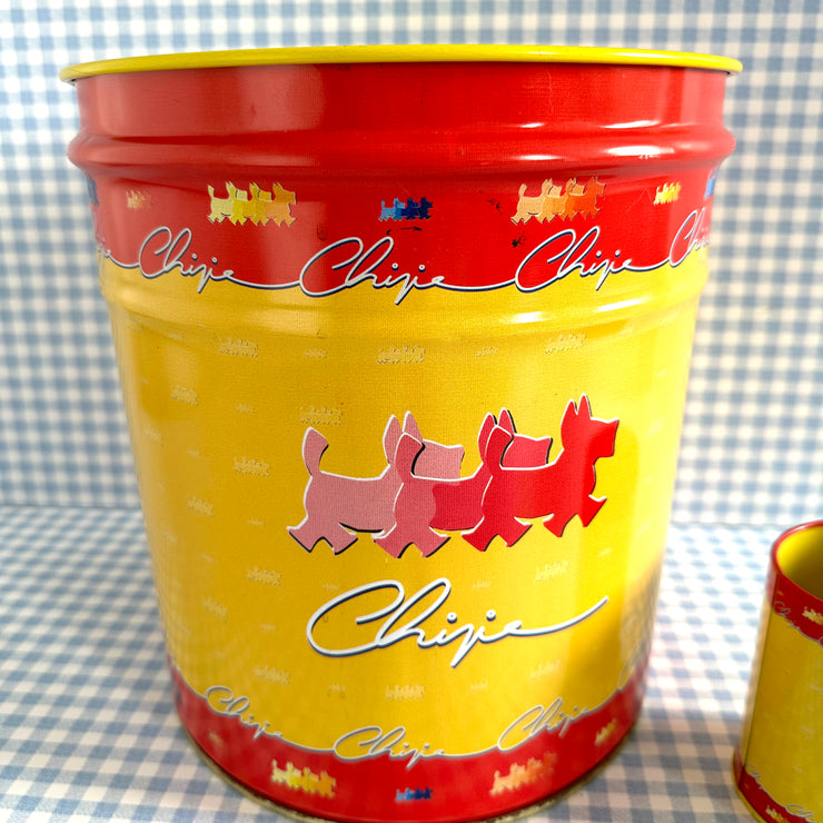 Duo corbeille - pot stylo chipie