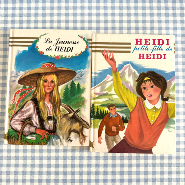 Lot de 2 livres Heidi