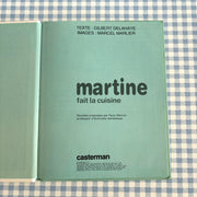 Livre Martine fait la cuisine