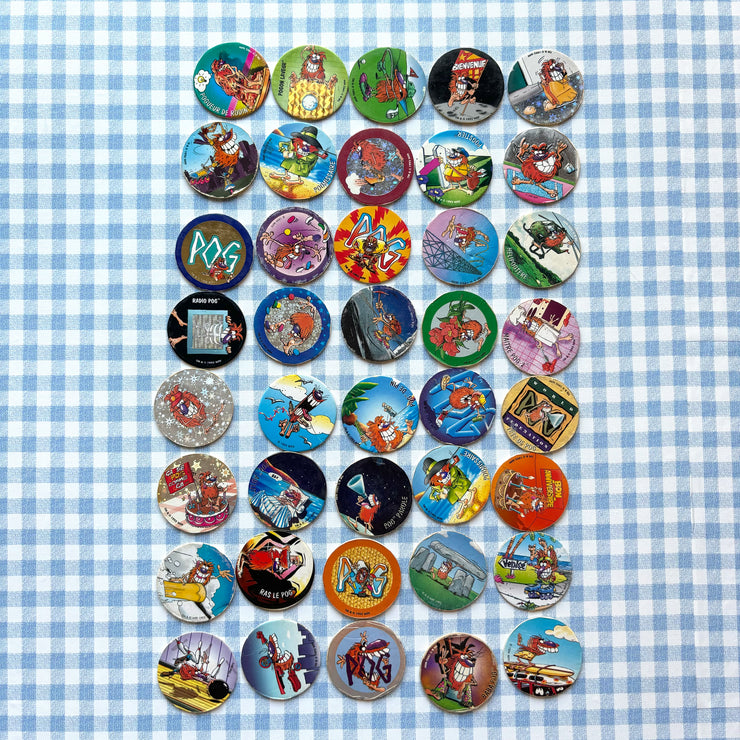 Lot pogs Pogman n°4