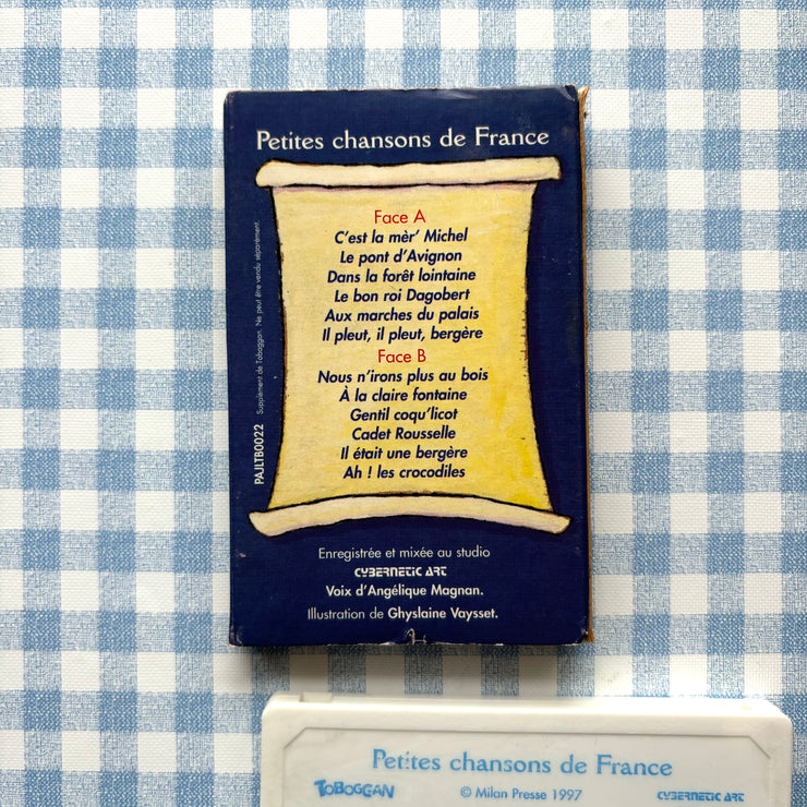 Cassette audio petites chansons de France