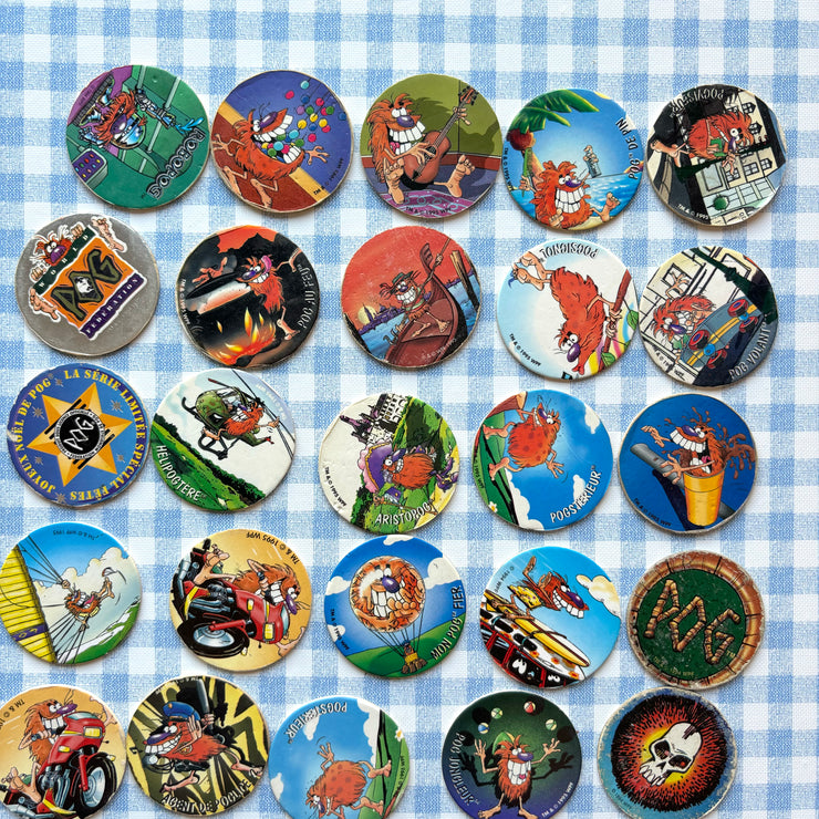 Lot pogs Pogman n°2