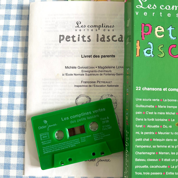 Coffret Livre cassette audio comptines