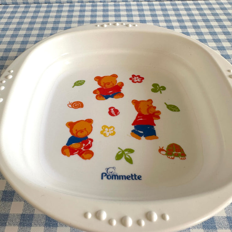 Assiette ours Pommette