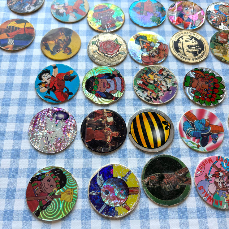 Lot pogs Sailor Moon dragon ball Z (…)