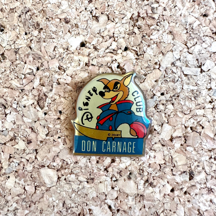 Pin’s Don carnage Disney Club