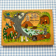 Puzzle Fisher Price animaux forêt