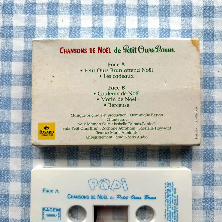 Cassette audio Petit ours brun Noël