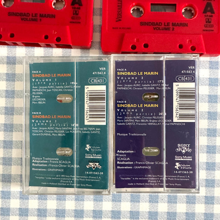 Lot de 2 cassettes audios Simbad