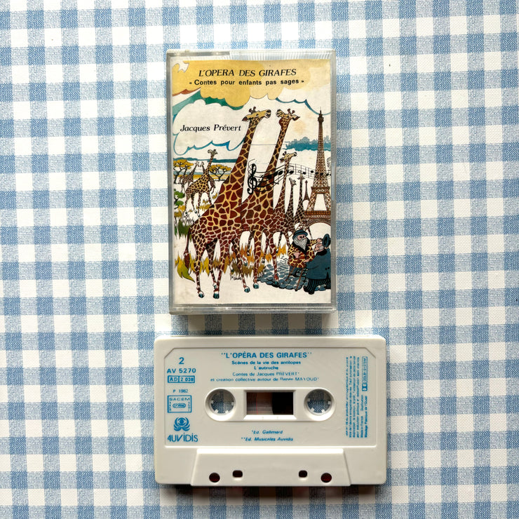 Cassette audio L’opéra des girafes