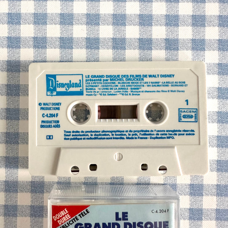 Cassette Le grand disque des films Disney