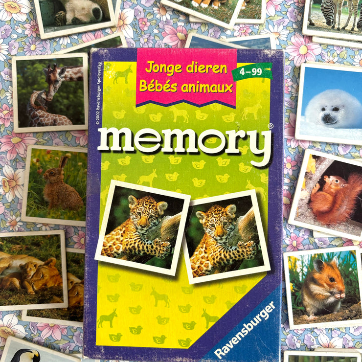 Jeu memory bébés animaux