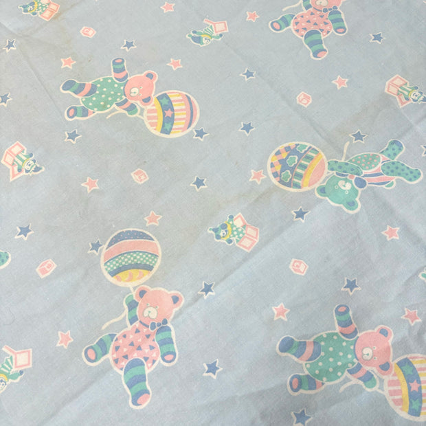 Drap plat bébé pastel