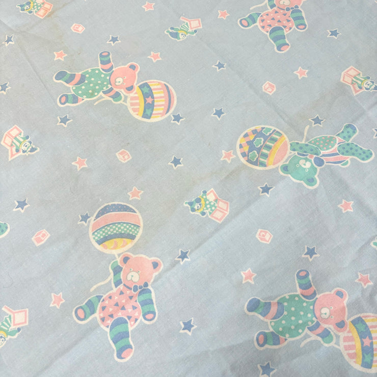 Drap plat bébé pastel