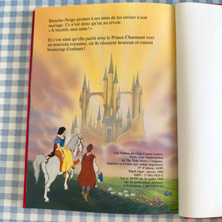 Livre Blanche neige et les 7 nains