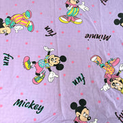 Drap plat Mickey Minnie