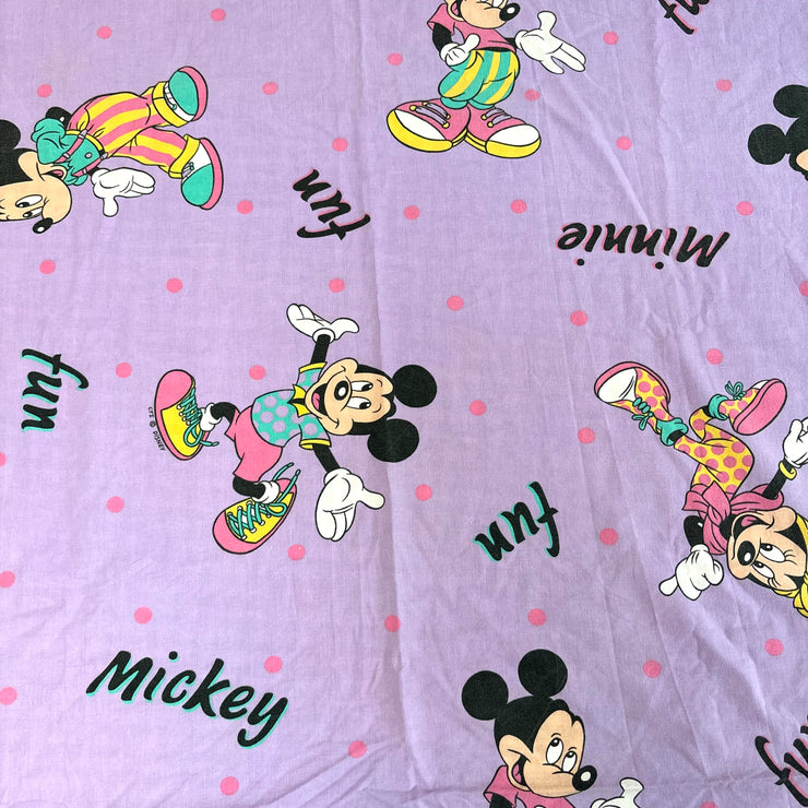 Drap plat Mickey Minnie