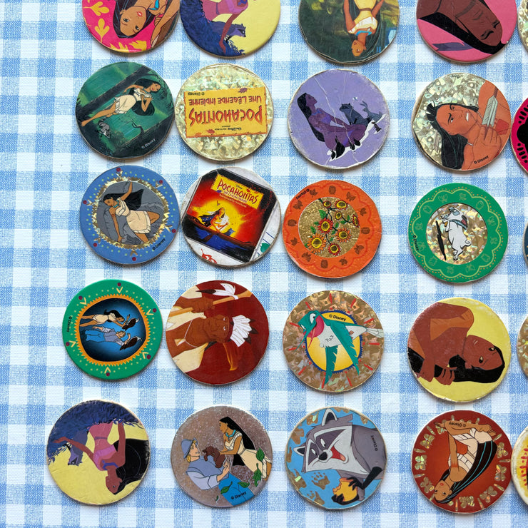 Lot n°2 Pogs Pocahontas