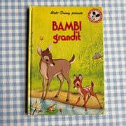 Livre Bambi grandit