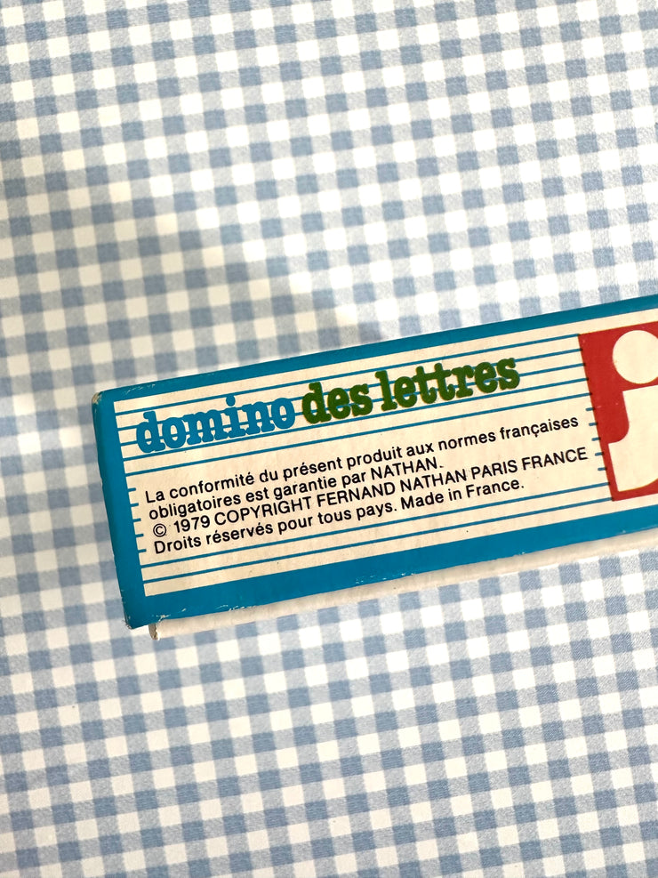 Jeu Domino des lettres 1979